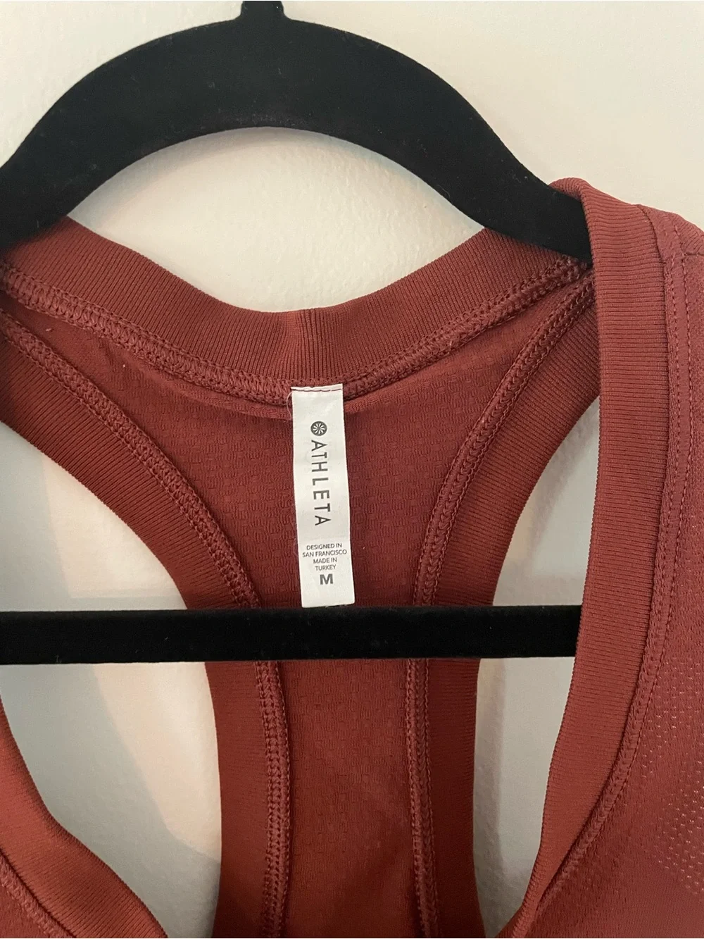 Athleta Racerback Tank Top - Rust Brown